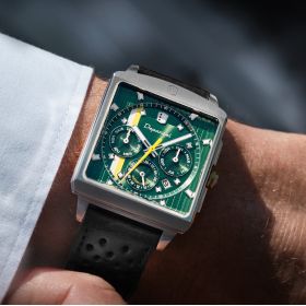 Montre Depancel Série-R01 Green Automatique Bracelet Racing Noir