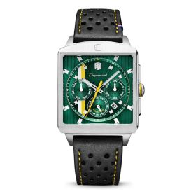 Montre Depancel Série-R01 Green Automatique Bracelet Racing Noir Jaune