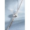 Bracelet Redline Chaîne Diamant Rond 0.10ct Or Blanc Serti Clos