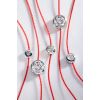 Bracelet Redline Pure 1 Diamant 0.10ct Or Blanc Fil Rouge