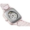 Montre Rado True Square Automatic Open Heart Céramique Rose 38 mm