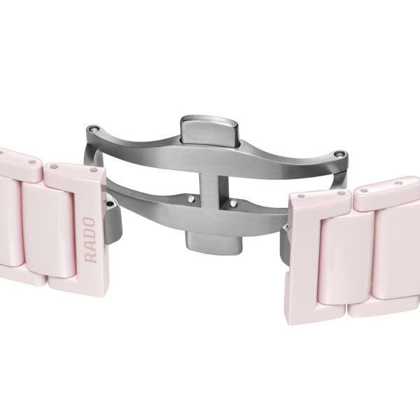 Montre Rado True Square Automatic Open Heart Céramique Rose 38 mm