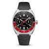 Montre Depancel Allure DRIVER Cadran Noir Bracelet Caoutchouc Noir