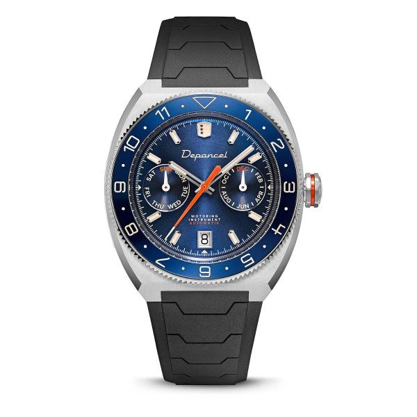 copy of Montre Depancel Série R - F-BACK - DUSK BLUE Bracelet Cuir