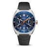 Montre Depancel Allure DRIVER Cadran Bleu Bracelet Caoutchouc Noir