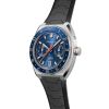 Montre Depancel Allure DRIVER Cadran Bleu Bracelet Caoutchouc Noir