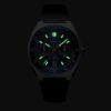Montre Depancel Allure DRIVER Cadran Bleu Bracelet Caoutchouc Noir