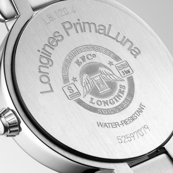 Montre Longines Primaluna 26.50 mm Quartz Cadran Argenté Bracelet Acier