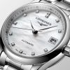 Montre Longines Master Collection 25.50 mm Automatique Cadran Nacre blanche Bracelet Acier