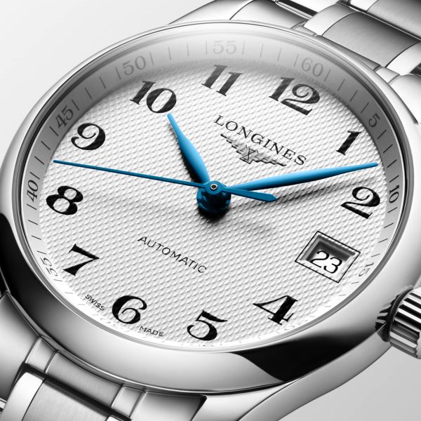 Montre Longines Master Collection 34 mm Automatique Cadran Argenté Bracelet Acier