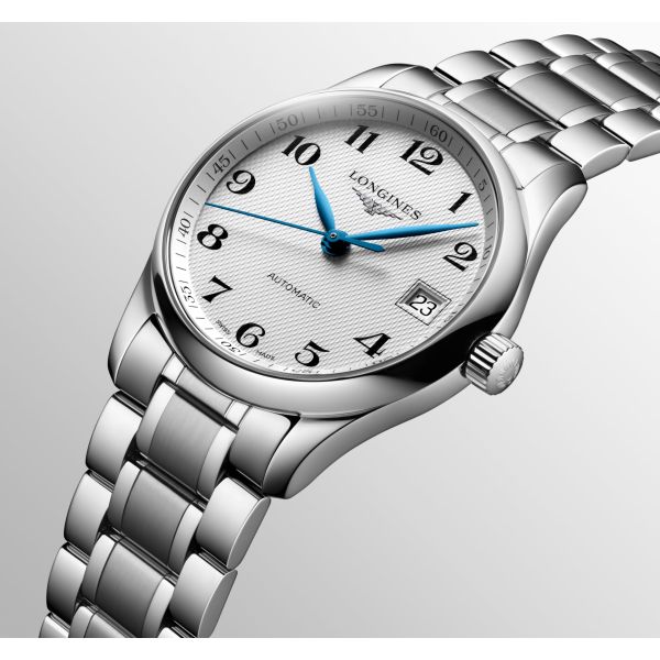 Montre Longines Master Collection 34 mm Automatique Cadran Argenté Bracelet Acier