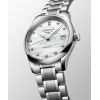 Montre Longines Master Collection 34 mm Automatique Cadran Nacre blanche Bracelet Acier