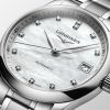 Montre Longines Master Collection 34 mm Automatique Cadran Nacre blanche Bracelet Acier