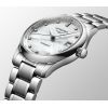 Montre Longines Master Collection 34 mm Automatique Cadran Nacre blanche Bracelet Acier