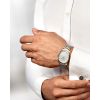 Montre Longines Master Collection 40 mm Automatique Cadran Argenté Bracelet acier et coiffe en or rose
