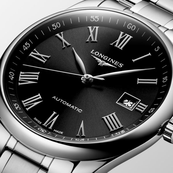 Montre Longines Master Collection 40 mm Automatique Cadran Noir Bracelet Acier
