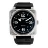 Montre Occasion Bell & Ross BR03-92-S Acier Inoxydable Bracelet Caoutchouc Noir