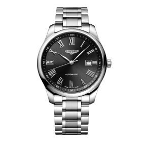 Montre Longines Master Collection 42 mm Automatique Cadran Noir Bracelet Acier