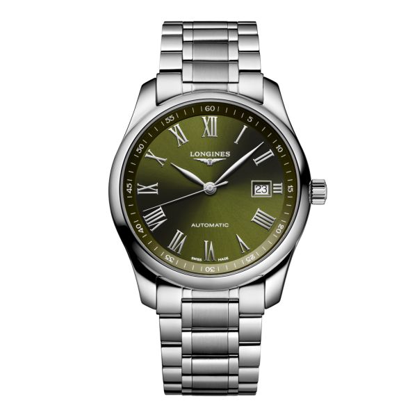 Montre Longines Master Collection 40 mm Automatique Cadran Vert Bracelet Acier