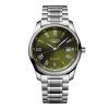 Montre Longines Master Collection 40 mm Automatique Cadran Vert Bracelet Acier