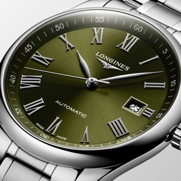 Montre Longines Master Collection 40 mm Automatique Cadran Vert Bracelet Acier