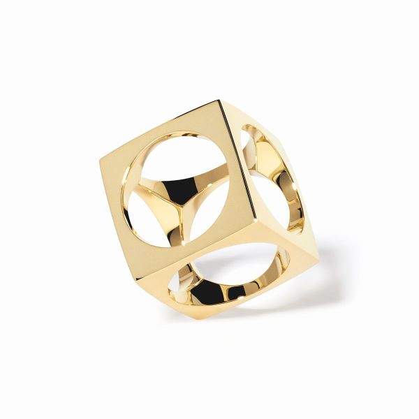 Pendentif dinh van Le Pavé Grand Modèle Or Jaune