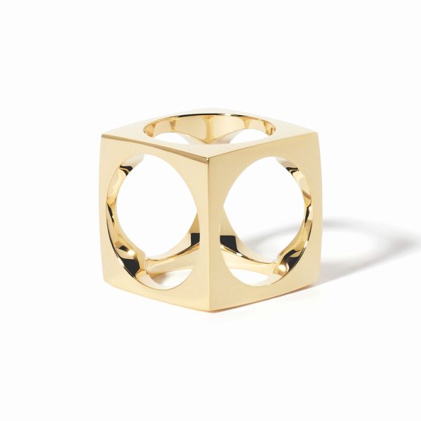 Pendentif dinh van Le Pavé Grand Modèle Or Jaune