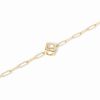 Bracelet sur chaîne dinh van Le Pavé Petit Modèle Or Jaune chaîne S
