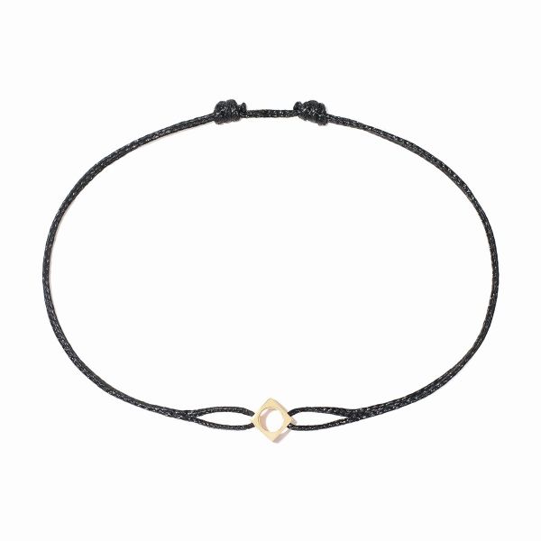 Bracelet sur cordon dinh van Le Pavé Petit Modèle Or Jaune