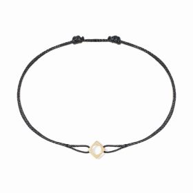 Bracelet sur cordon dinh van Le Pavé Or Jaune