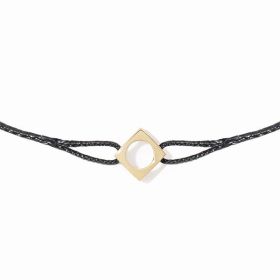 Bracelet sur cordon dinh van Le Pavé Or Jaune