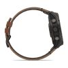 Montre Garmin Fenix 8 Pro 51mm AMOLED Sapphire Titane Bracelet Cuir + Silicone