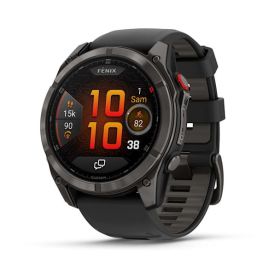 copy of Montre Garmin Fenix 7 Pro Sapphire Solar Edition Carbone Gris DLC Titane Bracelet Noir