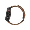 Montre Garmin Fenix 8 Pro 47mm AMOLED Sapphire Titane Bracelet Cuir + Silicone