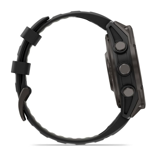 Montre Garmin Fenix 8 Pro 47mm AMOLED Sapphire Titane Bracelet Noir
