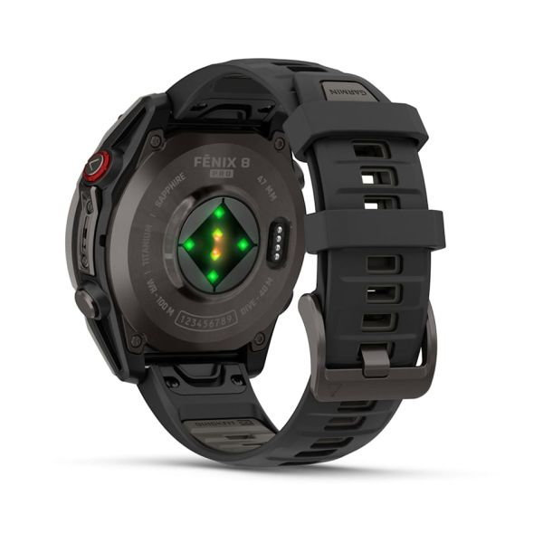 copy of Montre Garmin Fenix 7 Pro Sapphire Solar Edition Carbone Gris DLC Titane Bracelet Noir
