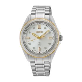 Montre Seiko Prospex SEA Quartz SUR618J1 Cadran Argent Serti