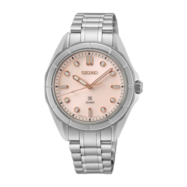 Montre Seiko Prospex SEA Quartz SUR597J1 Cadran Rose