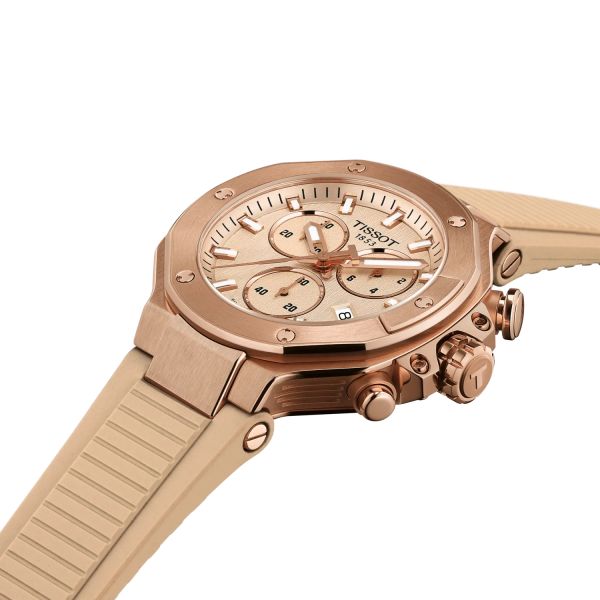 Montre Tissot T-Race Quartz Chronograph 38mm Cadran Beige