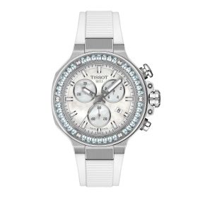 Montre Tissot T-Race Quartz Chronograph 38mm Cadran Nacre blanche