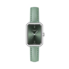Montre Tissot SRV Quartz Cadran Vert Bracelet Cuir Vert