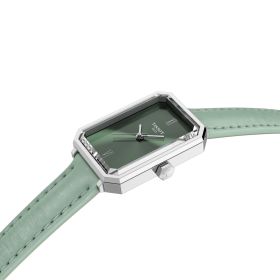 Montre Tissot SRV Quartz Cadran Vert Bracelet Cuir Vert