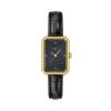 Montre Tissot SRV Quartz Cadran Nacre noire Bracelet Cuir Noir
