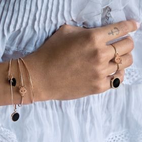 Bague Ginette NY Wolf Double Or Rose