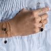 Bague Ginette NY Wolf Double Or Rose