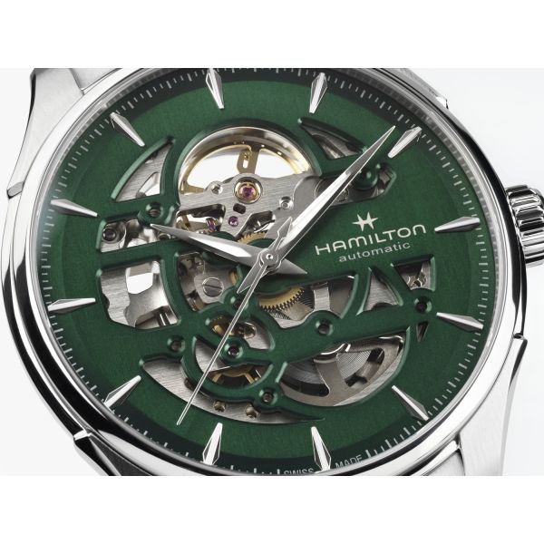 Montre Hamilton Jazzmaster Jazzmaster Skeleton 40 mm Cadran Vert