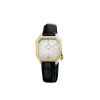 Montre March LA.B Lady Mansart Nacre Bracelet Alligator Noir