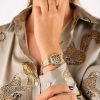 Montre March LA.B Lady Mansart Cheetah Bracelet Acier Doré