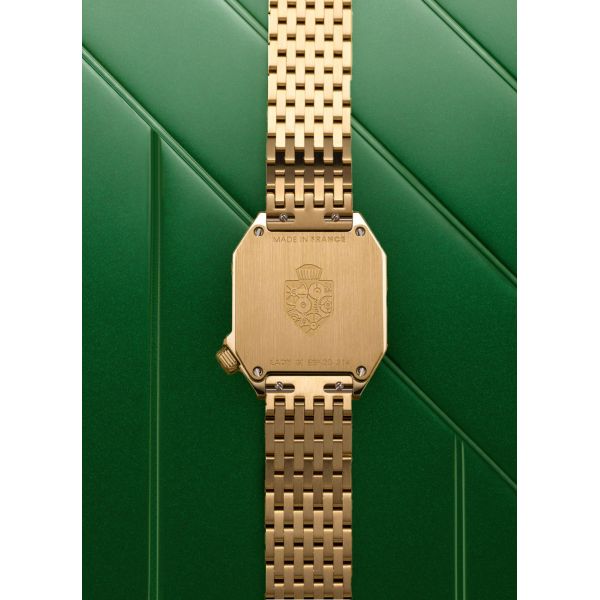 Montre March LA.B Lady Mansart Cheetah Bracelet Acier Doré