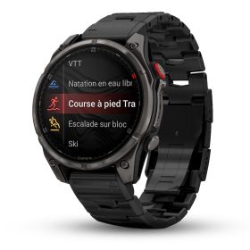 copy of Montre Garmin Fenix 7 Pro Sapphire Solar Edition Carbone Gris DLC Titane Bracelet Noir